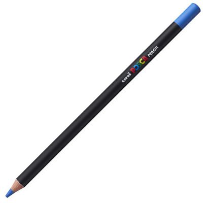 Creion pastel uleios, 4mm, KPE-200, Posca, albastru