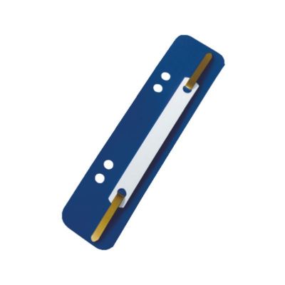 Alonja plastic cu sistem de indosariere, 3.8x15cm, 25buc/set, albastru inchis
