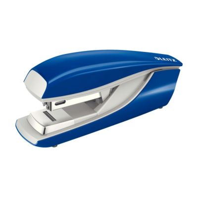 Capsator de birou,  30coli, Leitz 5505 NeXXt Series, capsare plata, capse 24/6, albastru