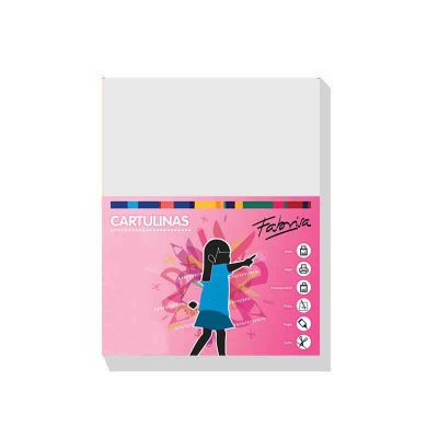 Carton color A4, 180g/mp, 50coli/top, Fabrisa, alb
