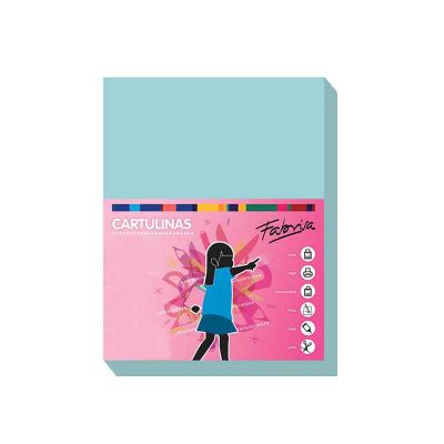 Carton color A4, 180g/mp, 50coli/top, Fabrisa, albastru pastel