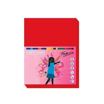 Carton color A4, 180g/mp, 50coli/top, Fabrisa, rosu intens