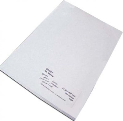 Carton offset A4 alb 120g/mp, 100coli/set