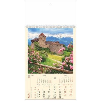 Calendar de perete, EGO, Castele, 12 +1 file