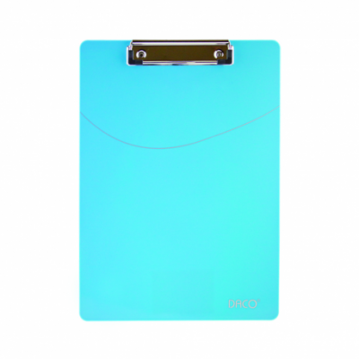 Clipboard simplu plastic, Daco, albastru