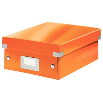 Cutie depozitare pliabila, 369x200x482mm, Leitz Click & Store, portocaliu
