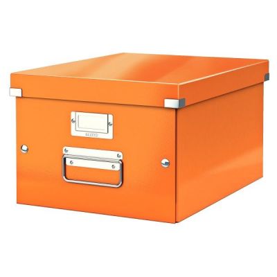 Cutie depozitare pliabila, 281x200x369mm, Leitz Click & Store, portocaliu