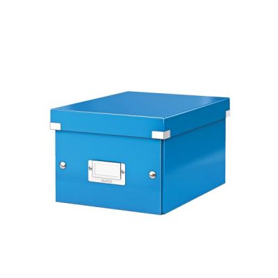 Cutie depozitare pliabila, 220x160x282mm, Leitz Click & Store, albastru