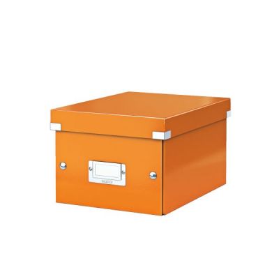 Cutie depozitare pliabila, 220x160x282mm, Leitz Click & Store, portocaliu