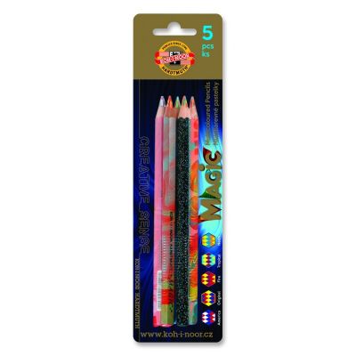 Creioane multicolore 5buc, MAGIC Koh-I-noor