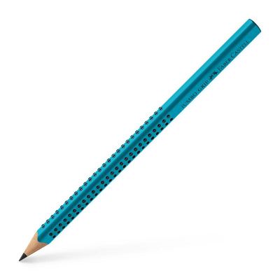 Creion fara guma, Faber-Castell Jumbo Grip, triunghiular, mina B, diferite culori