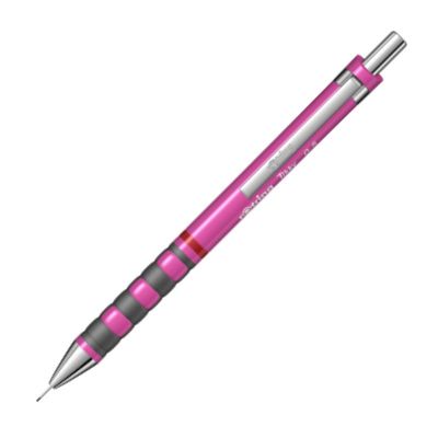 Creion mecanic 0.5mm, Tikky Rotring, roz neon