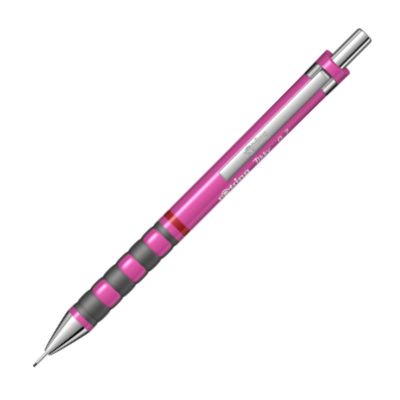 Creion mecanic 0.7mm, Tikky Rotring, roz neon