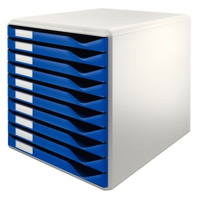 cutie-cu-10-tavite-standard-leitz-52810035-albastru