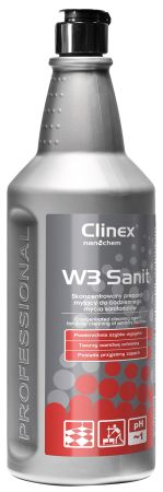 CLINEX W3 Sanit, 1litru, detergent lichid, concentrat, pt. curatarea obiectelor sanitare, toaletelor