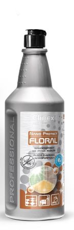 CLINEX NanoProtect Floral, 1 litru, detergent lichid pentru curatare pardoseli, cu particule silicon