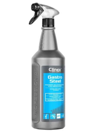 CLINEX Steel, 1litru, detergent de curatare acid pentru suprafete si echipamente din otel inoxidabil