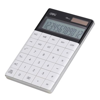 Calculator de birou, 12digiti, Modern Deli, alb