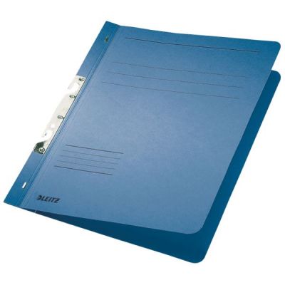 Dosar carton incopciat, 1/1, 250g/mp, Leitz, albastru