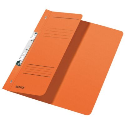 Dosar carton incopciat, 1/2, 250g/mp, Leitz, portocaliu