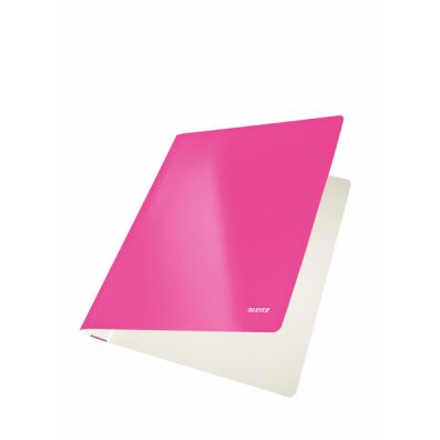 Dosar carton cu sina, 250g/mp, Leitz Wow, roz metalizat