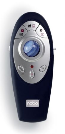 Pointer P3 cu laser rosu, 15 m, functie mouse, albastru, Nobo