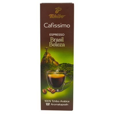 Capsule cafea Espresso Brasil, 10buc/cut, Tchibo Cafissimo 