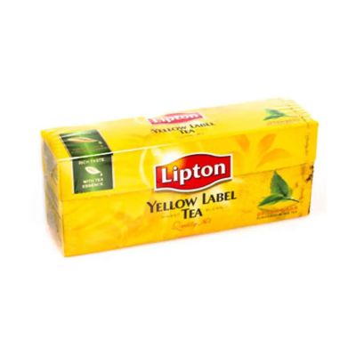 Ceai Yellow Label, supraplic si snur, 50plicuri/cutie, Lipton 