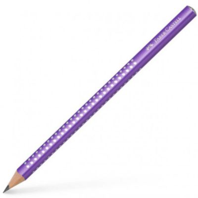 Creion fara guma, Faber-Castell Sparkle Jumbo, mina B, diferite culori