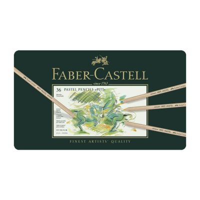 Creioane pastel, 36culori/set, Pitt Faber-Castell