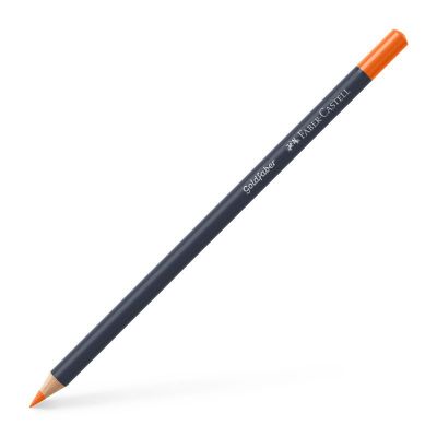 Creion color Faber-Castell Goldfaber 115, portocaliu cadmium inchis
