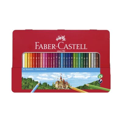 Creioane colorate, 36culori/set, Faber-Castell