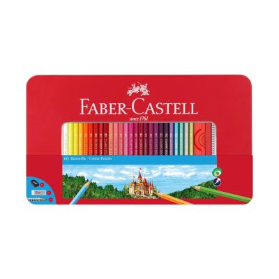 Creioane colorate, 60culori/set, Faber-Castell
