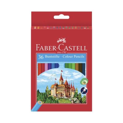 Creioane colorate eco, 36culori/set, Faber-Castell