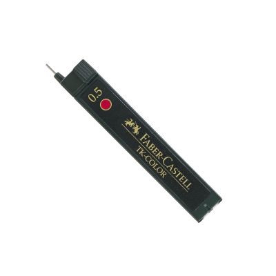 Mina creion mecanic 0.5mm, 12buc/cutie, Tk-Color Faber-Castell, rosie