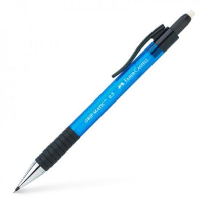 Creion mecanic 0.5mm, Faber-Castell Grip-Matic 1375, albastru