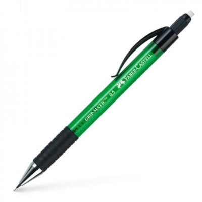 Creion mecanic 0.5mm, Faber-Castell Grip-Matic 1375, verde
