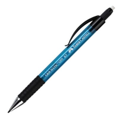 Creion mecanic 0.7mm, Faber-Castell Grip-Matic 1377, albastru