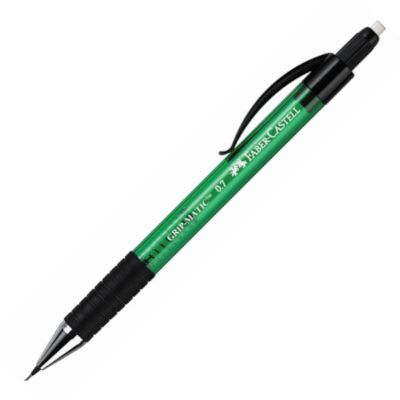 Creion mecanic 0.7mm, Faber-Castell Grip-Matic 1377, verde