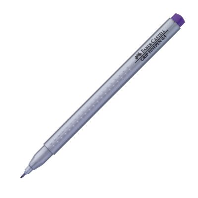 Liner 0.4mm, Grip, Faber-Castell, violet