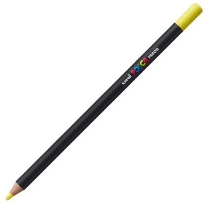 Creion pastel uleios, 4mm, KPE-200, Posca, galben lamaie