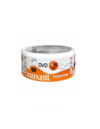 DVD+R DL Maxell Dual Layer Printabil 8,5 Gb 240 min. 8X 25 discuri 276078