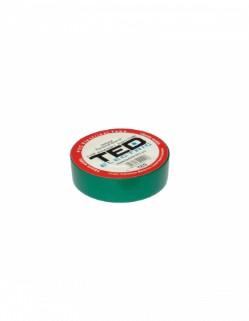 Banda electroizolatoare 19mm x 20metri, TED Electric, verde
