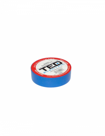 Banda electroizolatoare 19mm x 20metri, TED Electric, albastra