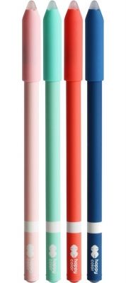Roller gel cu rescriere, 0.5mm, albastru, Happy Color, Trendy