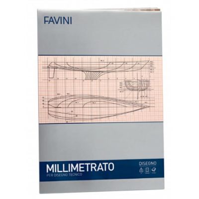 Hartie milimetrica 85g/mp a3 10 coli/set, Favini