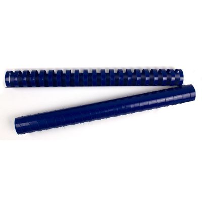 Inele plastic pentru indosariere, 28mm, 270 coli, 50buc/cutie, albastru