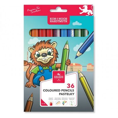 Creioane color 36buc, Leu, Koh-I-noor