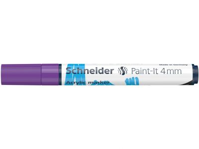 Marker acrilic, varf 4mm, Paint-It 320, Schneider, mov