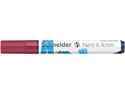 Marker acrilic, varf 4mm, Paint-It 320, Schneider, visiniu